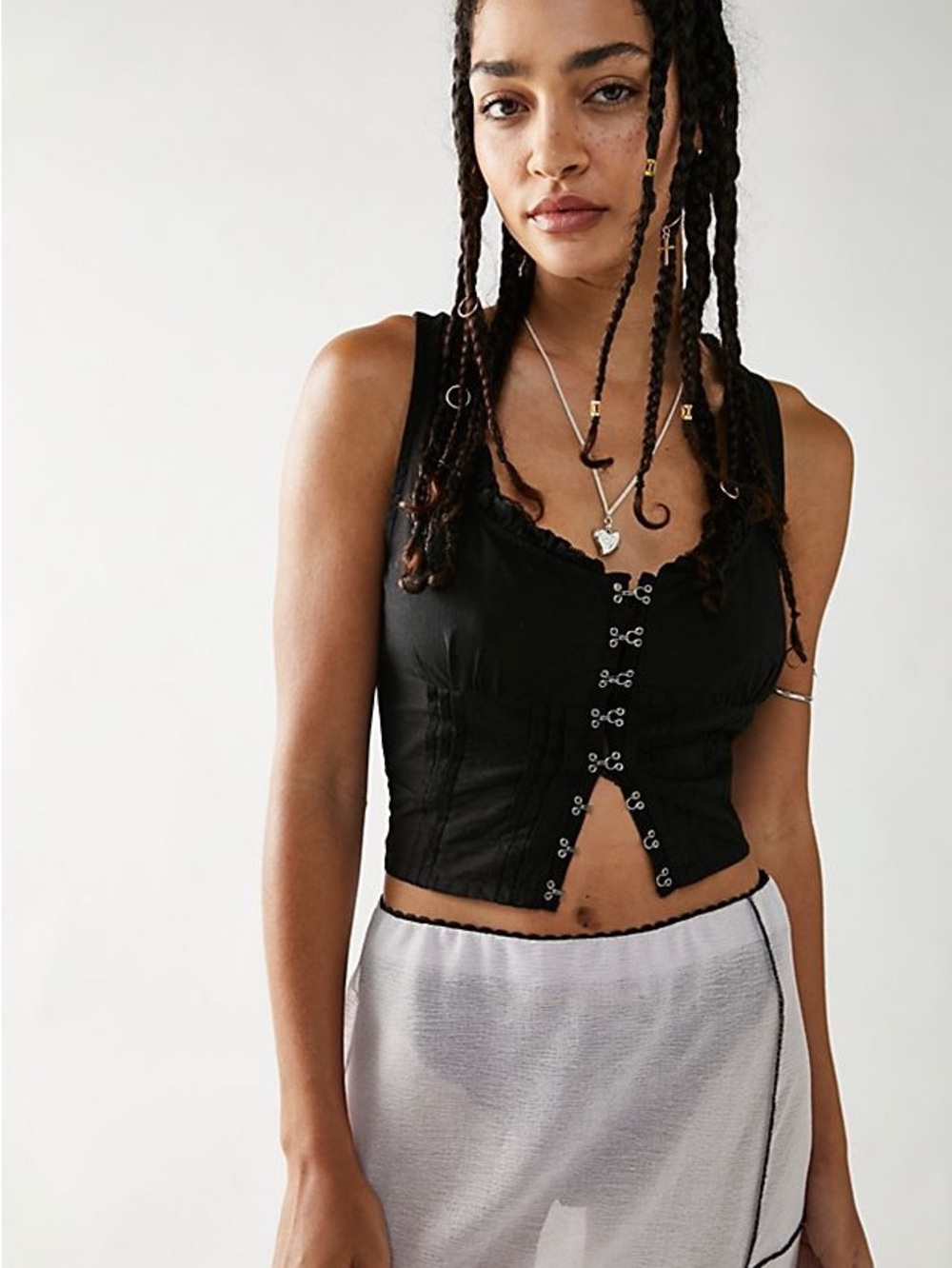 Free People Amelia Corset Tank Top